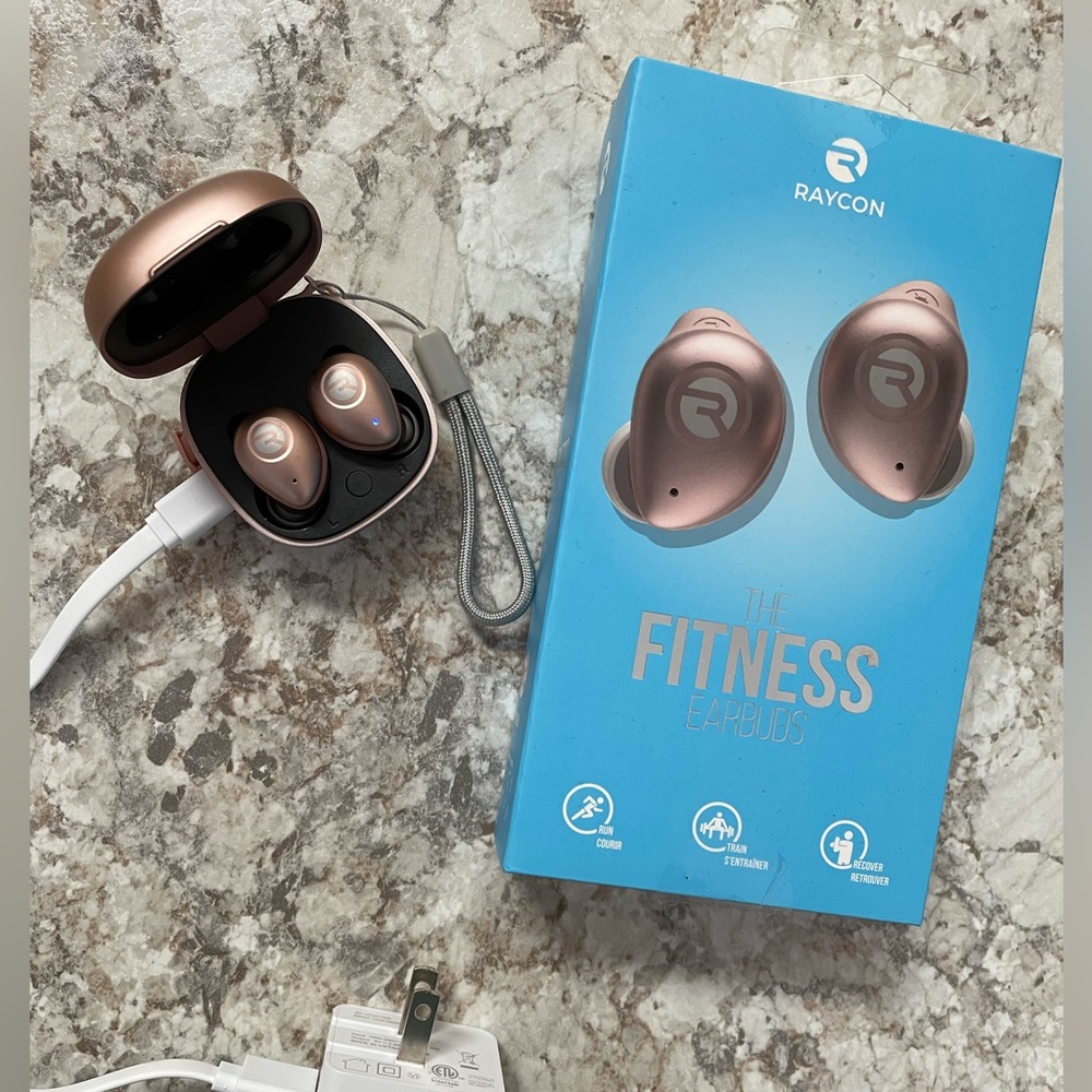 Raycon The Fitness Earbuds Rose Gold